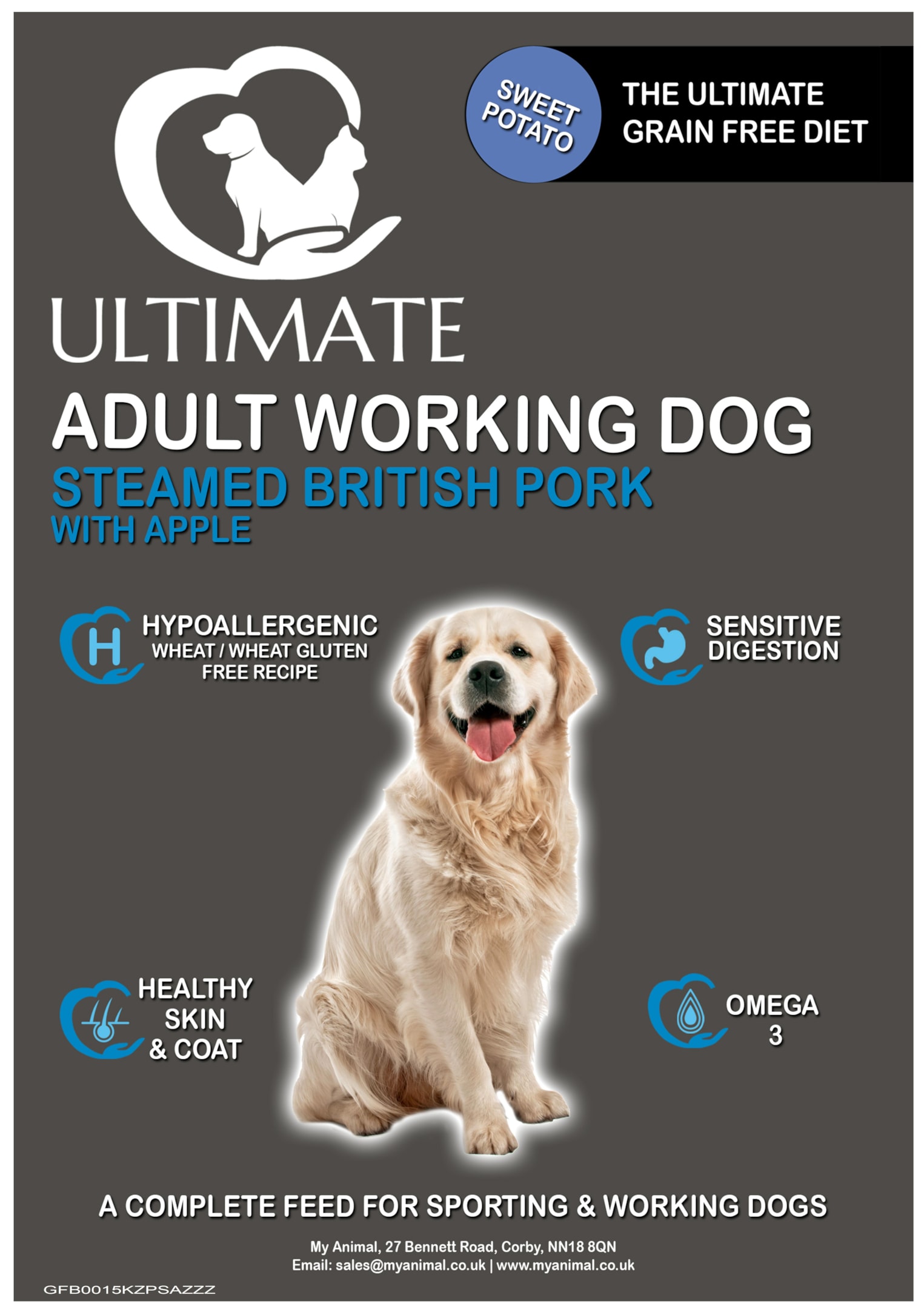 Ultimate Pet Foods Working Dog Range.