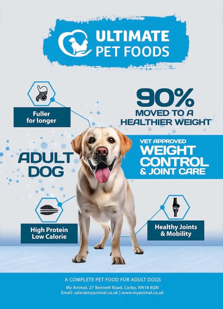 Ultimate+ Dog Food for Advanced Weight Control and Joint Defence with Added Peptide+ Ultimate