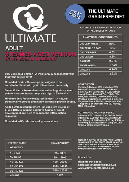 Grain Free Venison Dog Food GA